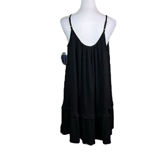 NWT Scoop Women’s Waffle Knit Ruffle Mini Dress, Size XL - Picture 3 of 8